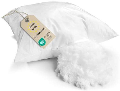 sleepling 0,5kg Faserfüllung, Füllwatte, Füllmaterial für Kissen | Bastelwatte als Stopfmaterial für Kuscheltiere