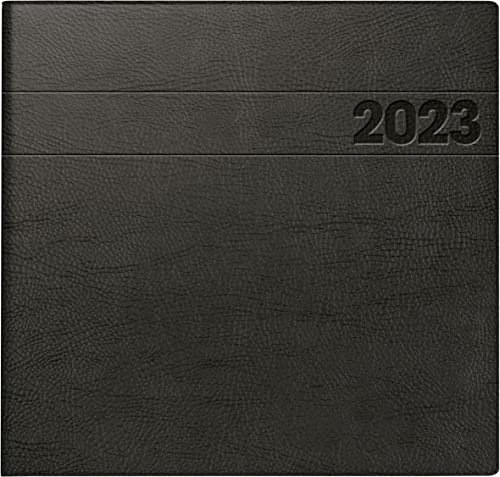 BRUNNEN Wochenkalender Modell 766 2023 Blattgröße 21 x 20,5 cm schwarz
