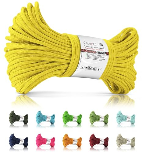 Paracord 425 rep för armband, koppel, halsband, nylonrep 30 meter