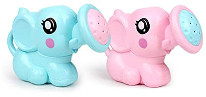 LICHENGTAI Mini Regadera para Niños, Animales de Juguete para El Baño, Aspersor Elefante Juguete de Baño para Niños, Juego de Playa Regadera de Agua para Baño de Niño Y Niña