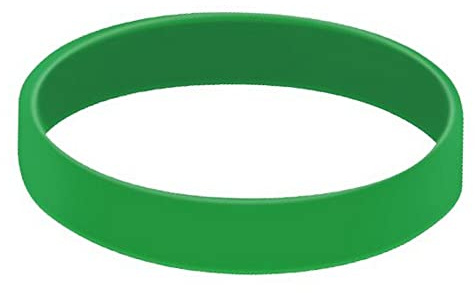 Agendepoint.it - Bracciale In Silicone, set da 5 Pezzi, Per Feste Piscine Brand E Discotechecm. 20x1,2