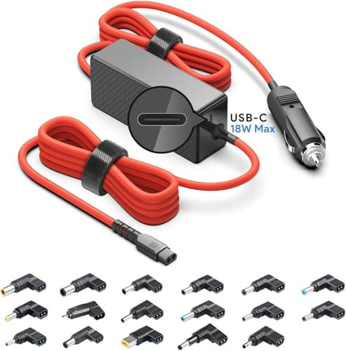 TAIFU 118W 100W 90W Alimentatore Auto per Lenovo Thinkpad HP Acer Chromebook Samsung LG Asus MSI Dell Sony Toshiba Medion IBM Laptop Caricabatterie Universale Notebook Caricatore Cavo Alimentazione
