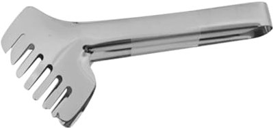 OUNONA Salad Tong Stainless Steel Kitchen Serving Utensil Appetizer Tong for Buffet Fruit Serving