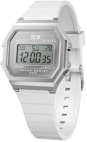 Ice-Watch - ICE digit retro Metal - Damenuhr mit Silikonarmband (Small)