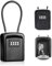 Riisoyu Boite a Clefs en Câble Métallique, Key Lock Box Avec Manipuler avec Code 4 Chiffres Extérieur étanche Boîte à Clé Sécurisée Clés Stockage Boîte Murale Coffre a Clef pour Maison École Usine