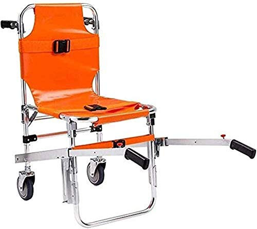 CQIKRWGWS Treppenstuhl aus Aluminium, leicht, für Treppensteigen, Rollstuhl, Krankenwagen, Feuerwehr, Evakuierung, leicht, Aluminium, Treppenlift mit Schnellverschlüssen