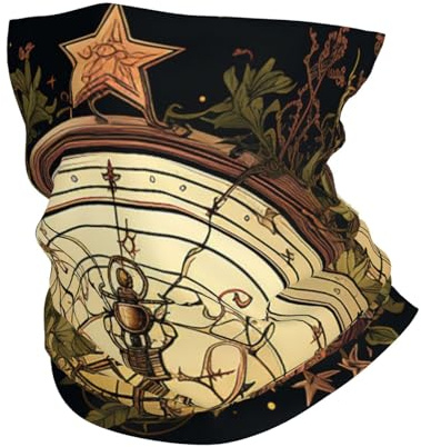 Halstuch Wicca Mystischer Hexenaltar Totenkopf Schlauchschal Winddichter Sturmhaube Sonnenschutz Kopftuch Für Motorrad Lauf Radfahr