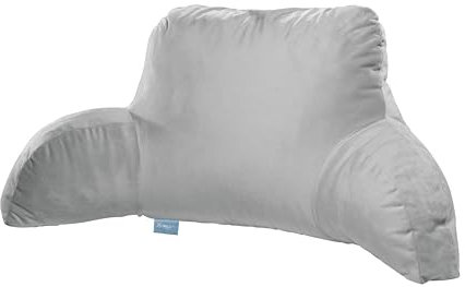 XDREAM Bettsitzkissen mit Armlehnen, Keilkissen für Bett und Sofa mit Polyesterbezug | Formstabiles Rückenkissen und Lendenkissen | waschbarer Bezug | Öko-Tex Zertifiziert | 85 x 40 x 40 cm
