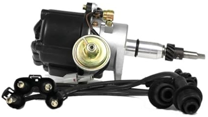 Distribuidor de encendido del motor carburador electrónico coche compatible con montacargas Toyota 1Y, 2Y, 3Y y 4Y 19030-72080