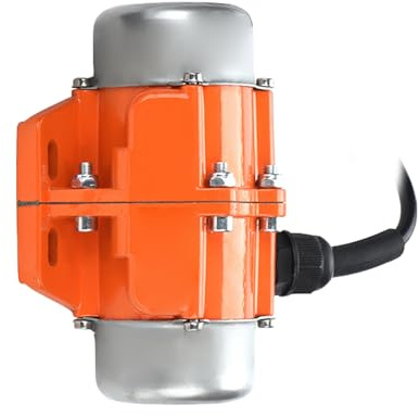 Yctze Moteur Vibrateur Asynchrone monophasé 30 W - Bloc d'excentricité Réglable, Boîte de Jonction étanche, Fonctionnement à Faible Bruit, pour équipement Mécanique (Monophasé 30W)