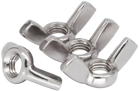 HZXINYI Flügelmutter M8-20 Stück Hochwertige Schmetterlingsmutter Edelstahl Handfestiger Wing Nut für Hardware Heimwerker DIY Tools korrosionsbeständig & wiederverwendbar