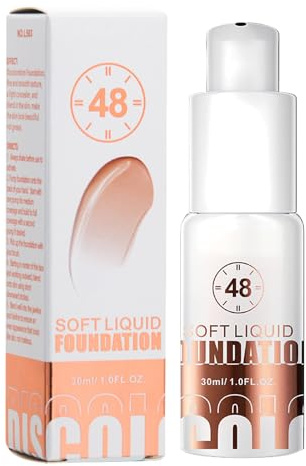 Color Changing Foundation for Mature Skin Coverage Portable Waterproof