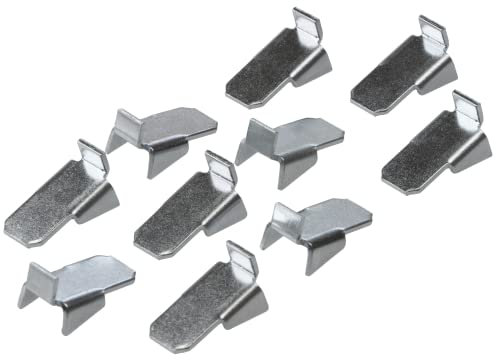 GedoTec® VARI 10 - Supporti per mensole in acciaio zincato, 20 pezzi, da incastrare nel binario