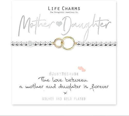 Life Charms The Love Between A Mother And Daughter Is Forever Bracelet