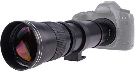 Fotga 420-800mm f/8.3-16 Super Telephoto Zoom Lens with 2X Teleconverter + T-AI T2 T-mount Adapter for Nikon F Mount Lens DSLR Camera D7500 D7200 D850 D810 D780 D750 D500 D5600 D5300 D3500 D3400 D90