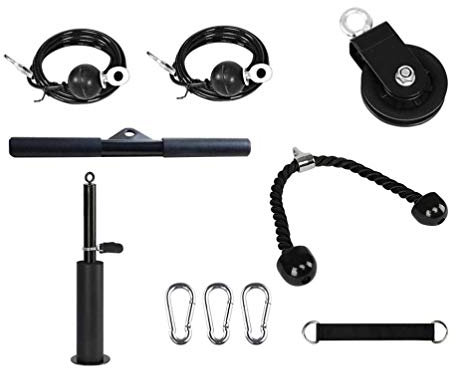 BESPORTBLE 10stücke Armzugsystem Mit Trizeps-extensionsgerät Für Armtrainer Und Arm-trainingsgerät Inklusive Arm-Workout Fitness-übungen