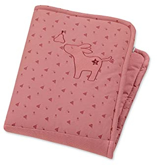 Sterntaler Wattierte Schmusedecke Esel Emmily, Babydecke für Mädchen aus weichem Jersey, ideal ab der Geburt, Geschenk Idee, 100 x 75 cm