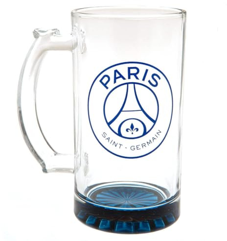 Paris Saint Germain Crest Stein Pint Glass