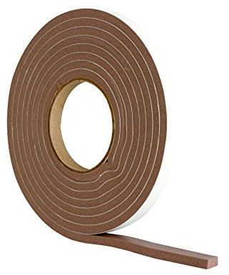 Stormguard 05SR917005MB SURESEAL 3 SELF-Adhesive Foam Seal 5M Brown Draught EXCLUDER