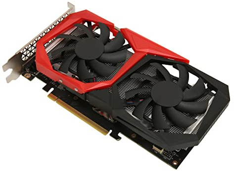 Dpofirs Carte Graphique RTX2060 6G GDDR6 192bit, 1365Mhz 14000MHz 192bit, Carte Graphique 8K HDR PC RTX2060, Double Ventilateurs, HDMI, DVI, DP