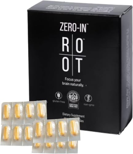 ROOT Wellness Zero-In | Kurkuma, Kiefernrinde & Vitamin D3 | 60 Kapseln | Kapseln mit Kurkuma, Kiefernrindenextrakt und Vitamin D3 – ideal für die tägliche Ergänzung Ihrer Ernährung.