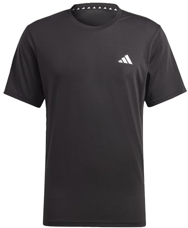 adidas Herren Train Essentials Comfort Training Tee, Black/White, XL