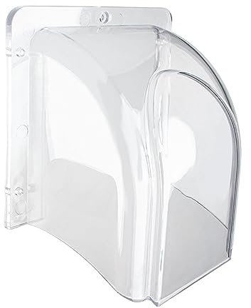 Baoblaze Waterproof Doorbell Cover, Transparent Rainproof Doorbell Cover for Protective, Doorbell