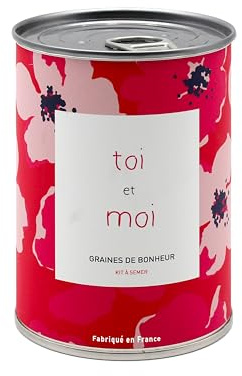 Mauvaises Graines© - Kit de Graines de Fleurs à Semer - Idée Cadeau Original Amour Femme Homme Amis Famille Collegue Fêtes Saint Valentin - Ultra Simple à Utiliser - 100% Fabriqué en France