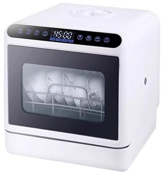 Lavavajillas portátil de encimera, minilavavajillas de secado pequeño completamente automático, sin instalación