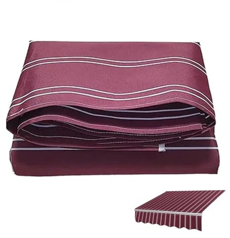 Ausziehbare Markise für den Außenbereich, wasserdicht, Vordach, Deckmarkisen, Rot, 5,5 x 2 m (18 x 6,5 Fuß)