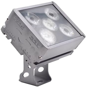 Projecteur LED Faisceau Lumineux - Projecteur LED Mural, Projecteur Extérieur Étanche IP65 Longue Distance, AC 220V Éclairage Paysager, Lampe Colonne Murale Extérieure Pour Villa Et Hôtel(White light,