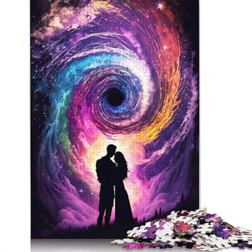 Black Hole Romance Puzzle für Erwachsene, 1000 Teile, anspruchsvolle Familienspiele, Denksportaufgaben für Kinder ab 12 Jahren, 1000 Teile (75 x 50 cm)