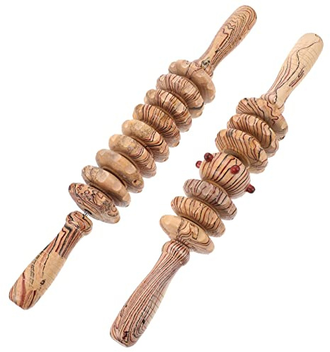 KOCKSHION 2stücke Massageroller Für Zuhause Effektive Muskelroller Für Bauchmassage Und Muskelentspannung Ergonomisches Design Für Schmerzlindernde Anwendungen Für Fitness Und Wellness