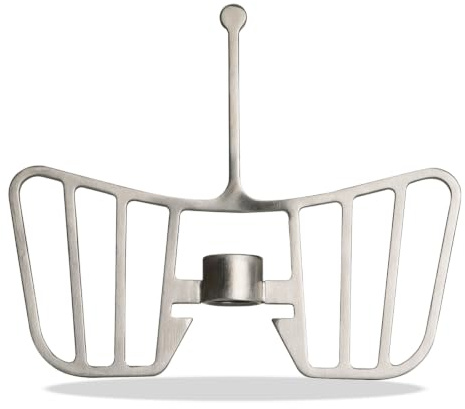KitchenMod Fouet Papillon en Acier Inoxydable Compatible avec Monsieur Cuisine Smart et Connect, Sans Plastique au Contact des Aliments, Accessoire pour Crème, Blancs en Neige et Sauces