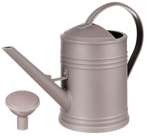Levemolo Annaffiatoio da Giardino e Interno in Plastica Resistente con Beccuccio Lungo Ergonomico per Piante e Fiori Strumento di Irrigazione Facile da Riempire e Durevole per Casa e