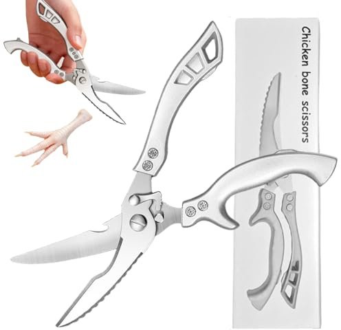 Ciseaux À Volaille Tranchants,Utilisation Polyvalente,Geflügelschere Küchenschere,Geflügelschere Wmf,Kitchen Scissors,À Viande En Acier Inoxydable Pour Poulet,Viande,Poisson,Légumes