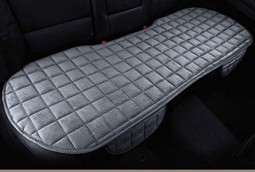 HONCENMAX Soft Car Seat Cover, Plush Cushion Pad Mat Protector for Auto, Universal for Sedan Hatchback SUV, Car Interior Accessories - Rear Seat Bottom Cover