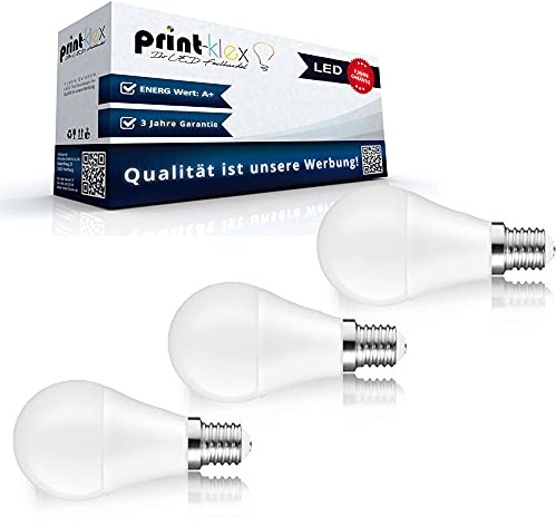 Print-Klex GmbH & Co.KG 3x LED Leuchtmittel in Birnenform A60 E27 11W 3000K Warmweiß Birne Lampe Kugel Glühbirne
