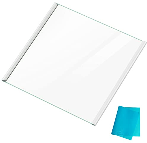 UPGRADED W11130202 Freezer Shelf Compatible with Whirlpool Freezer Shelf Replacement WRS571CIHZ04 WRS571CIHZ01 WRS571CIDM00 WRS571CIHB04 Freezer Shelf Glass for Whirlpool Refrigerator Shelves
