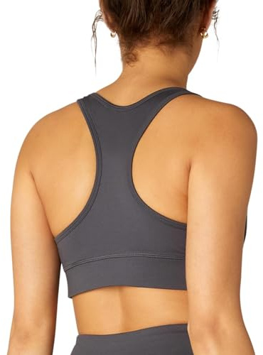 FM London Brassiere Sport Femme - Soutien-Gorge de Sport sans Couture Shock Absorber pour Fitness et Yoga - Soutien-Gorge de Sport Respirant à Impact Élevé, Anthracite, M