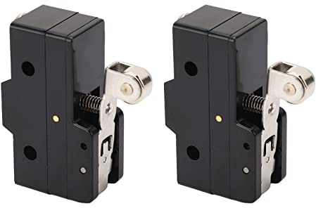 Finecorsa, Micro Interruttore, Interruttore di Fine Corsa della Leva del Cilindro, 160OF 42RF 250VAC 2 Pezzi PP Ignifugo Finecorsa Conduttore d'ottone 2.7PT 2.4OT 0.5MD per Ascensore