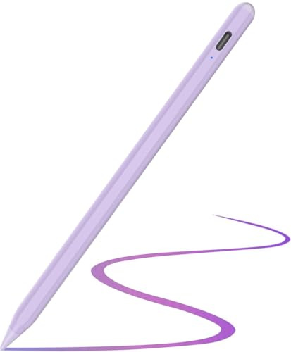 TQQ Penna per Apple iPad (2018-2025), 2 Generazione iPad Pencil con Sensibile all'Inclinazione, compatibile con iPad (11(A16)/10/9/8/7/6), Air (5/4/3/M2/M3), Mini (7/6/5), Pro 12.9/11/13“