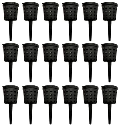 Kisangel 150pcs Fertilizer Basket Succulent Fertilizer Small Containers Plant Basket Mesh s Gardening Container Planting Fertilization Portable Bonsai