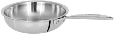 Cristel Castel'Pro - Mini sartén, 3.5 pulgadas de diámetro, construcción de 3 capas, segura para todas las cocinas + inducción