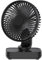 Joneytech Portable Desk Fan，USB Mini Auto Oscillating 90°4000mAh Small Rechargeable Battery operated Cooling fan with LED Display and Powerful Airflow Silent Table Fans for Bedroom,Office,Home
