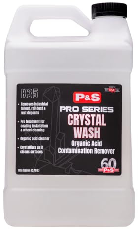 P & S Professional Detail Products Iron Remover & Fallout Cleaner, Removes Rust Deposits, Industrial Contaminants & Road Fallout, Safe on Paint, Glass & Wheels
