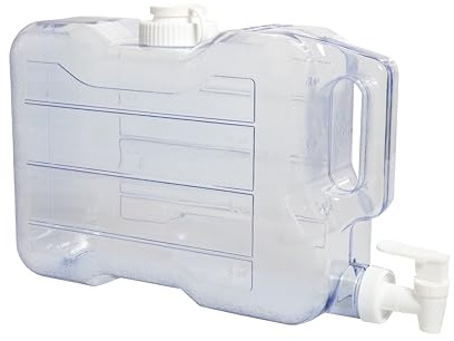 Dispensador de Agua fría Nevera | Dispensador de Agua de: 3-3,8-4,2-5,7 y 7,2 litros a Elegir | Garrafa dispensadora de Agua para frigoríficos Libre de BPA | Dispensador Reutilizable Agua (5,7L)