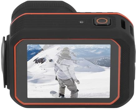 Sxhlseller Action Camera 4K 60FPS, Fotocamera Subacquea Professionale HD, Fotocamera Subacquea IP68 con Schermo da 2 Pollici, Fotocamera Anti-vibrazione a 6 Assi per Riprese Subacquee