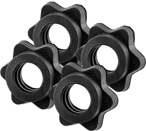 Barbell Lock - Dumbbell Hex Nut Dumbbell Barbell Collar Barbell Screw Clamp With Dumbbells Lock 4X Weight Lock Collar Clamp With BA