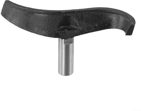 URPIZY Speziell Geformte Drechselbank-Werkzeugauflage Für Schüsseln, 220-240mm Lang, 16/25mm Durchmesser, Gebogenes Design Für Holzbearbeitung, Stabil Und Komfortabel(25mm)